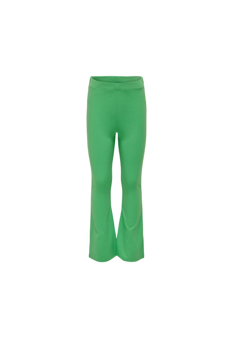 Pantaloni lungi - 302121830 - Poliester - Elastan - Verde