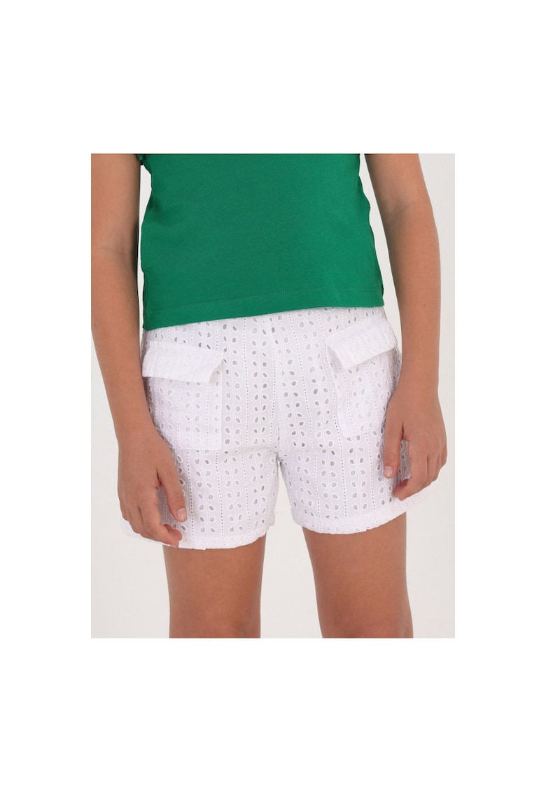 Pantaloni lungi -  302081974 - Bumbac - Alb