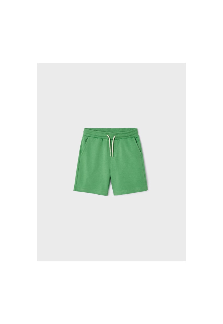 Pantaloni lungi - 302021543 - Bumbac - Poliester - Elastan - Verde