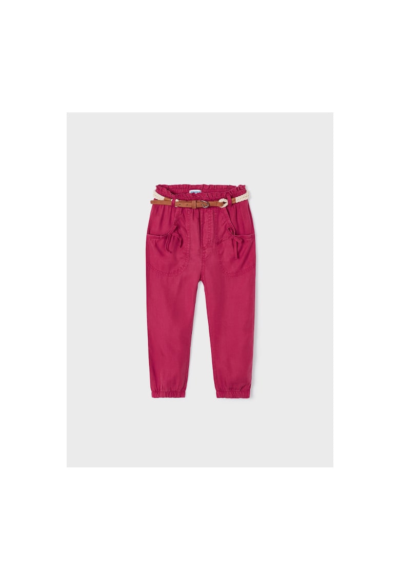 Pantaloni lungi - 302072972 - Lyocell - Claret