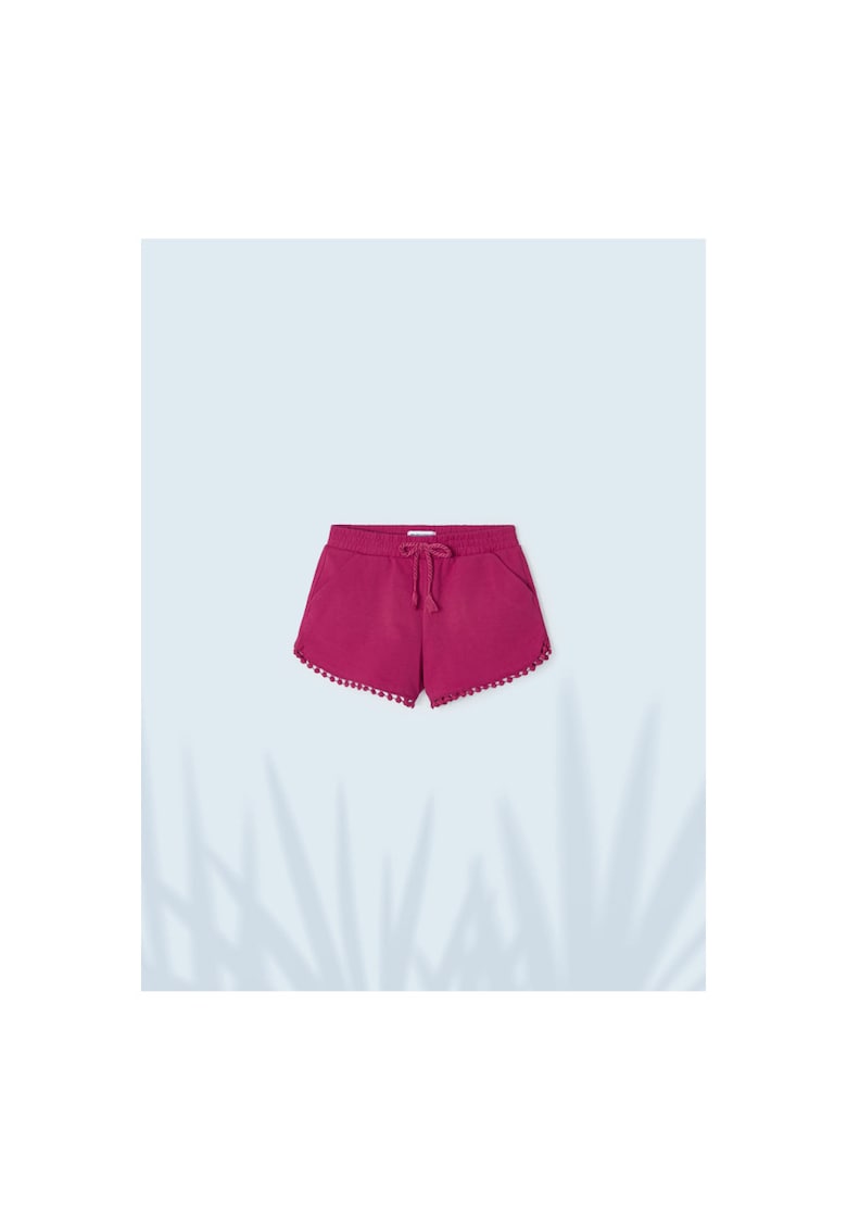 Pantaloni lungi - 302032600 - Bumbac - Claret