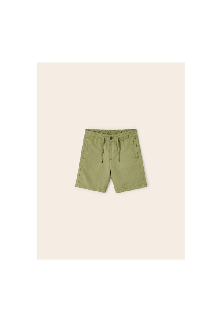 Pantaloni lungi - 302026517 - Bumbac - Poliester - Verde