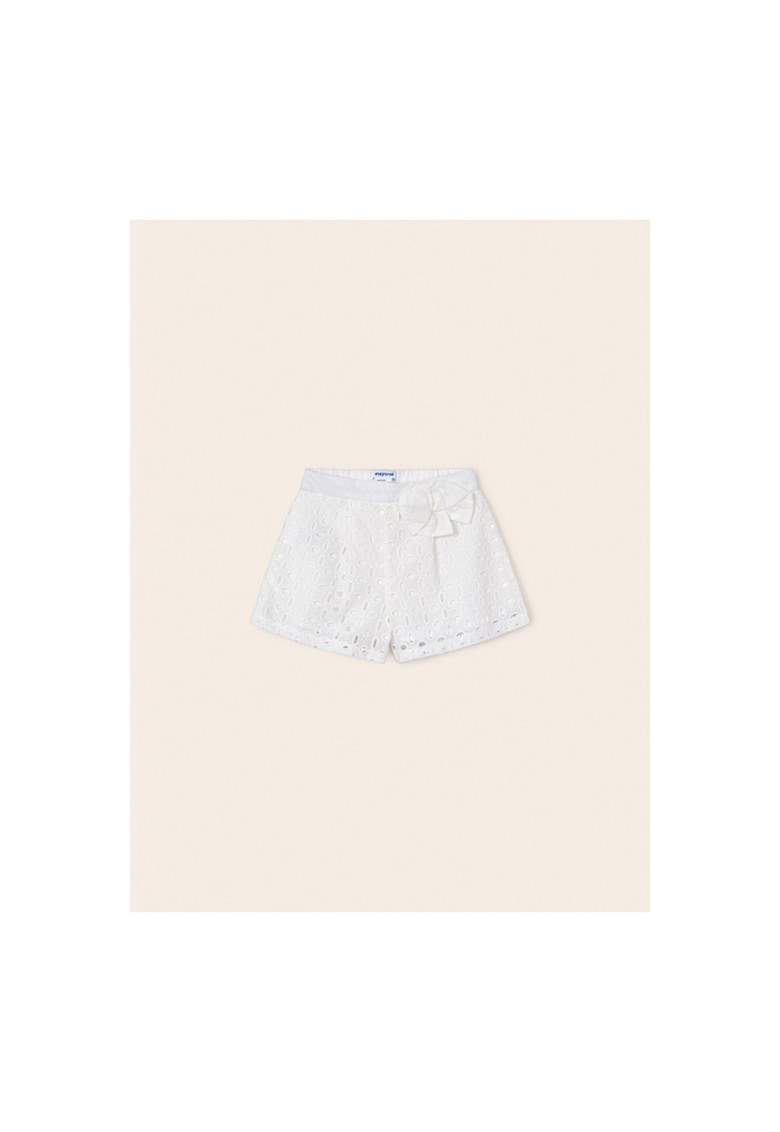 Pantaloni lungi - 302069118 - Bumbac - Alb - Alb