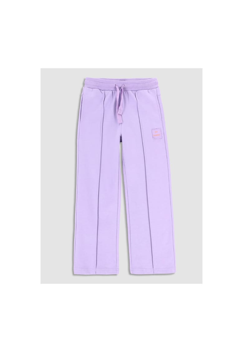 Pantaloni lungi - 302630035 - Bumbac - Violet