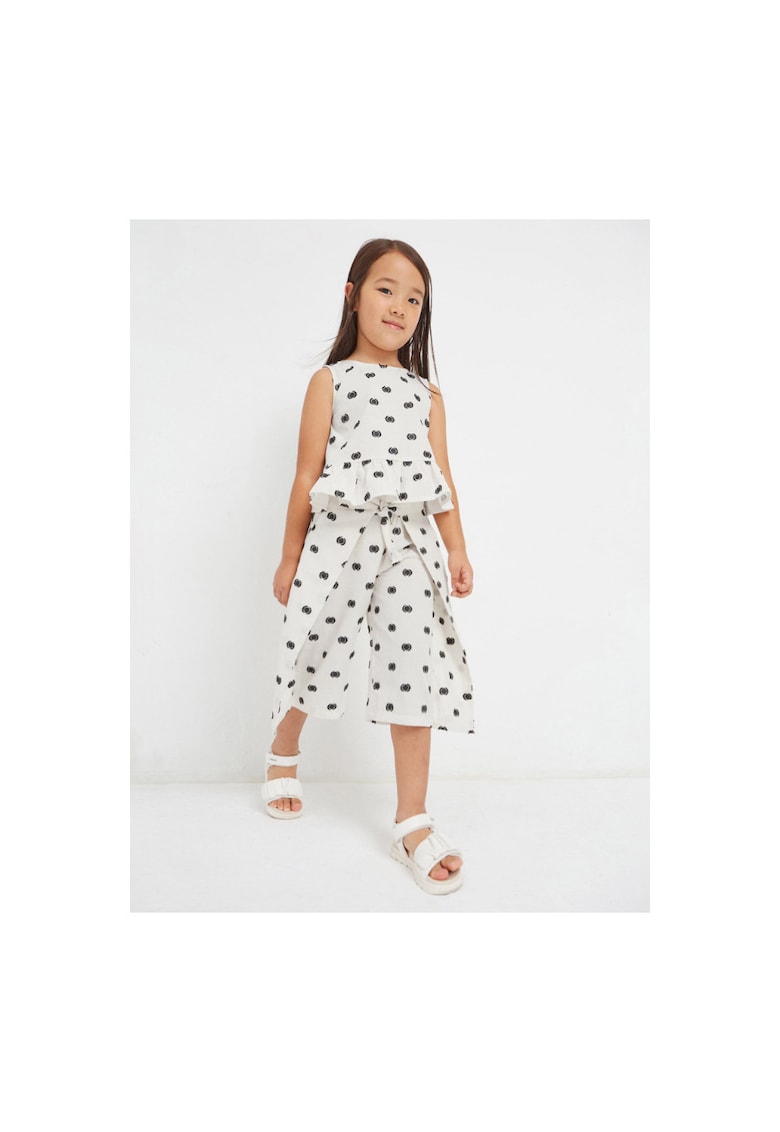 Pantaloni lungi -  302073184 - Bumbac - Bej