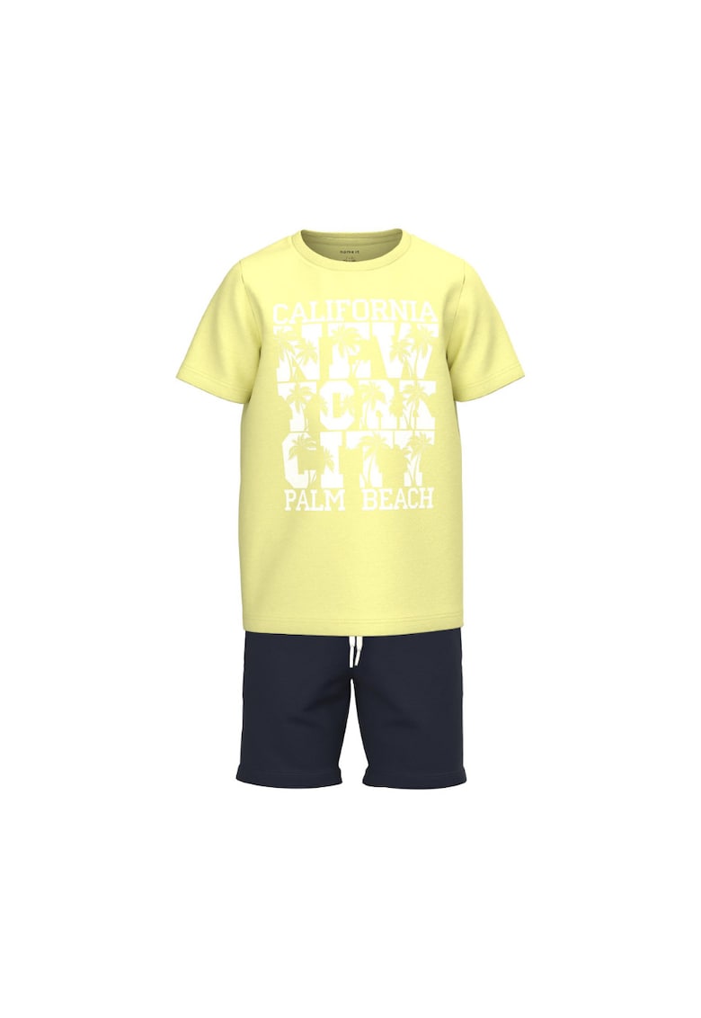 Tricou copii - 301470229 - Bumbac - Elastan - Galben - Galben