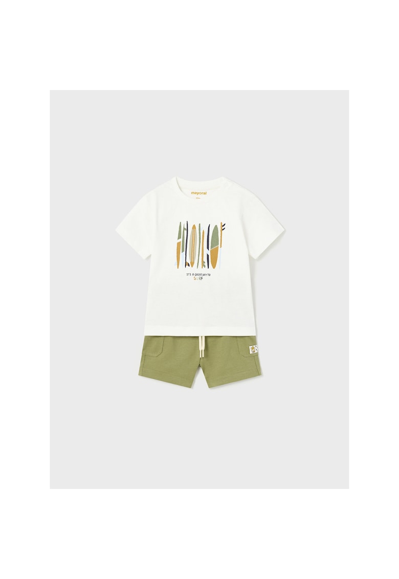 Set tricou si pantaloni scurti - 302025183 - Bumbac - Multicolor - Multicolor