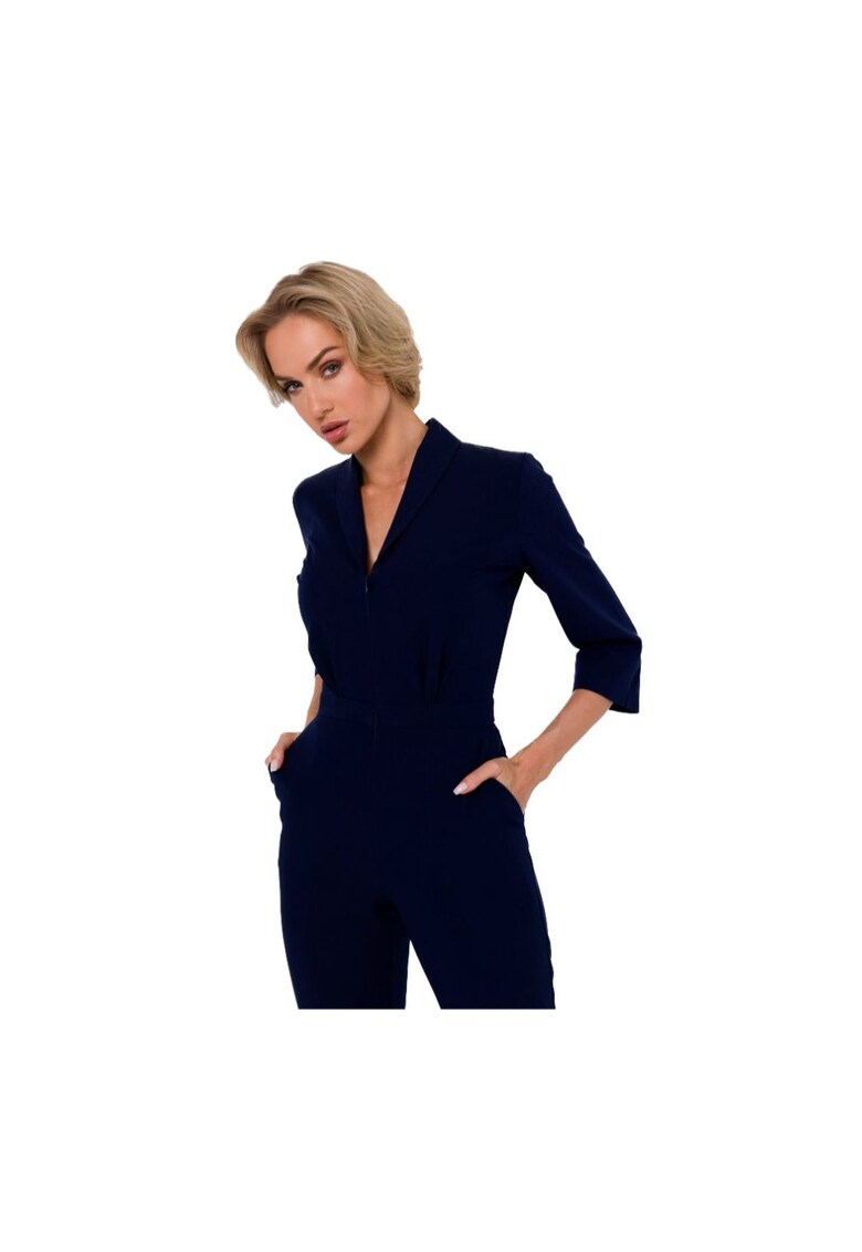 Salopete dama - Made of Emotion - Andrenna - albastra inchis -