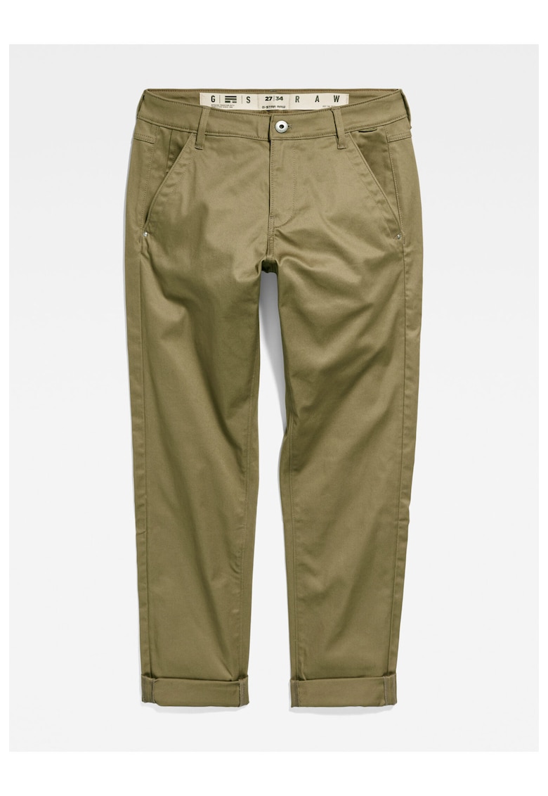 Pantaloni dama - G-STAR - 302679980 - Bumbac - Verde