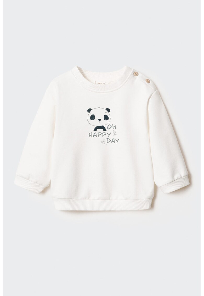 Bluza sport cu imprimeu Panda