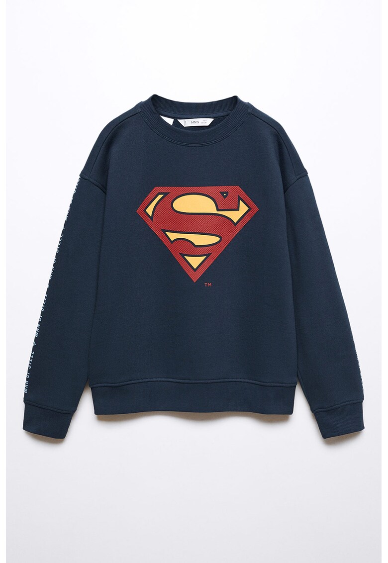 Bluza sport cu imprimeu DC Superman