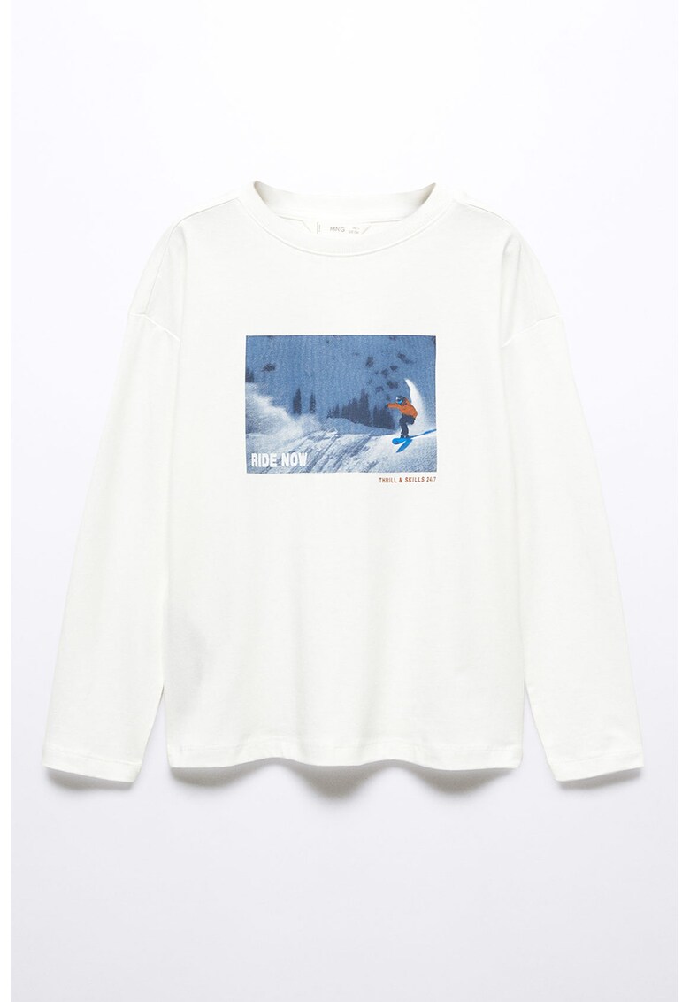 Bluza de bumbac cu imprimeu Thrill