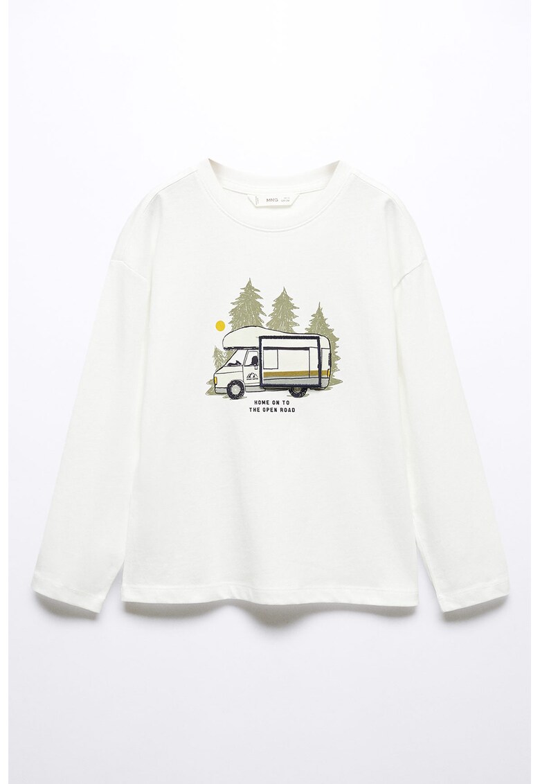 Bluza cu imprimeu grafic Camper