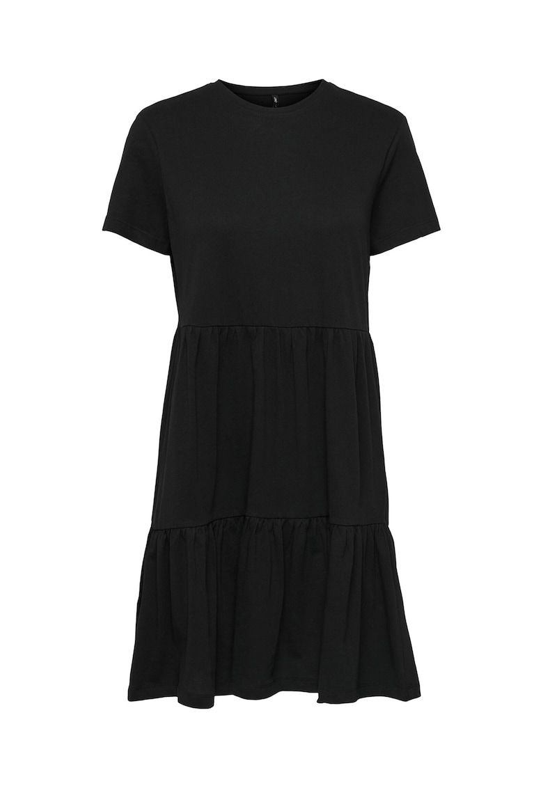 Rochie femei - Bumbac - Negru