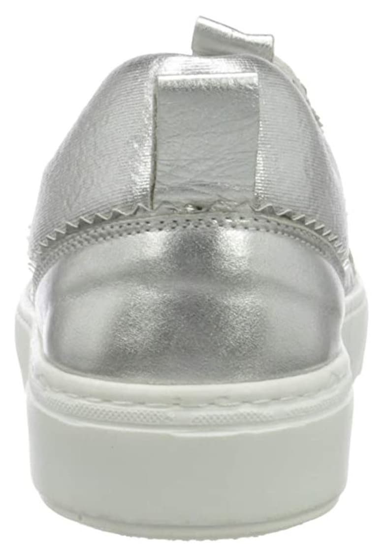 Sneakers cu aspect metalic si pietre Argento Lamianto -