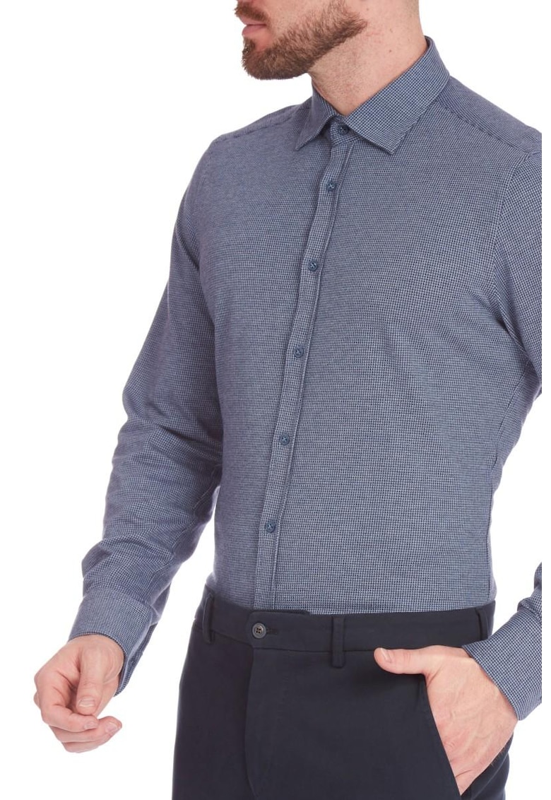 Camasa barbati - Shirt SLIM FIT 6965 - Albastru