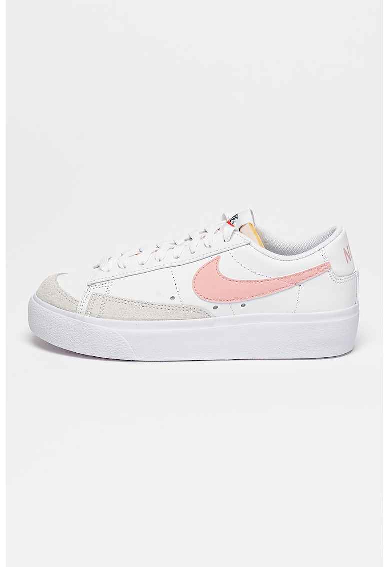 Pantofi sport low-cut de piele cu garnituri de piele intoarsa Blazer