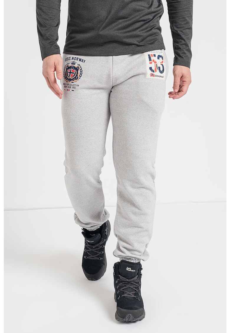 Pantaloni de trening cu imprimeu logo Mamba