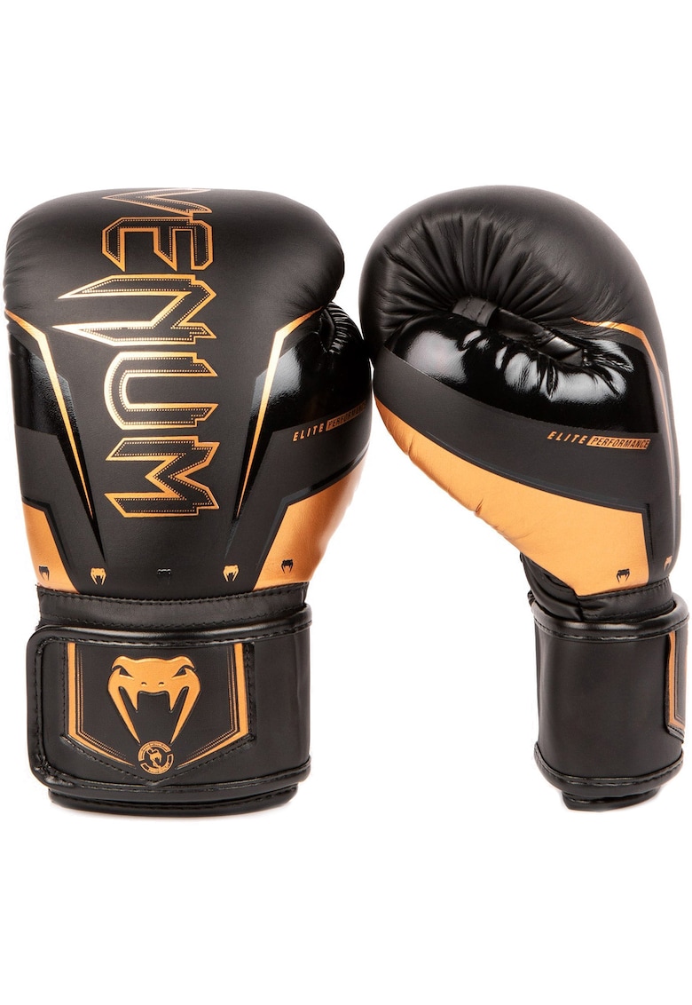 Manusi box Elite Evo pentru adulti - negru/bronz Manusi box Elite Evo pentru adulti - negru/bronz