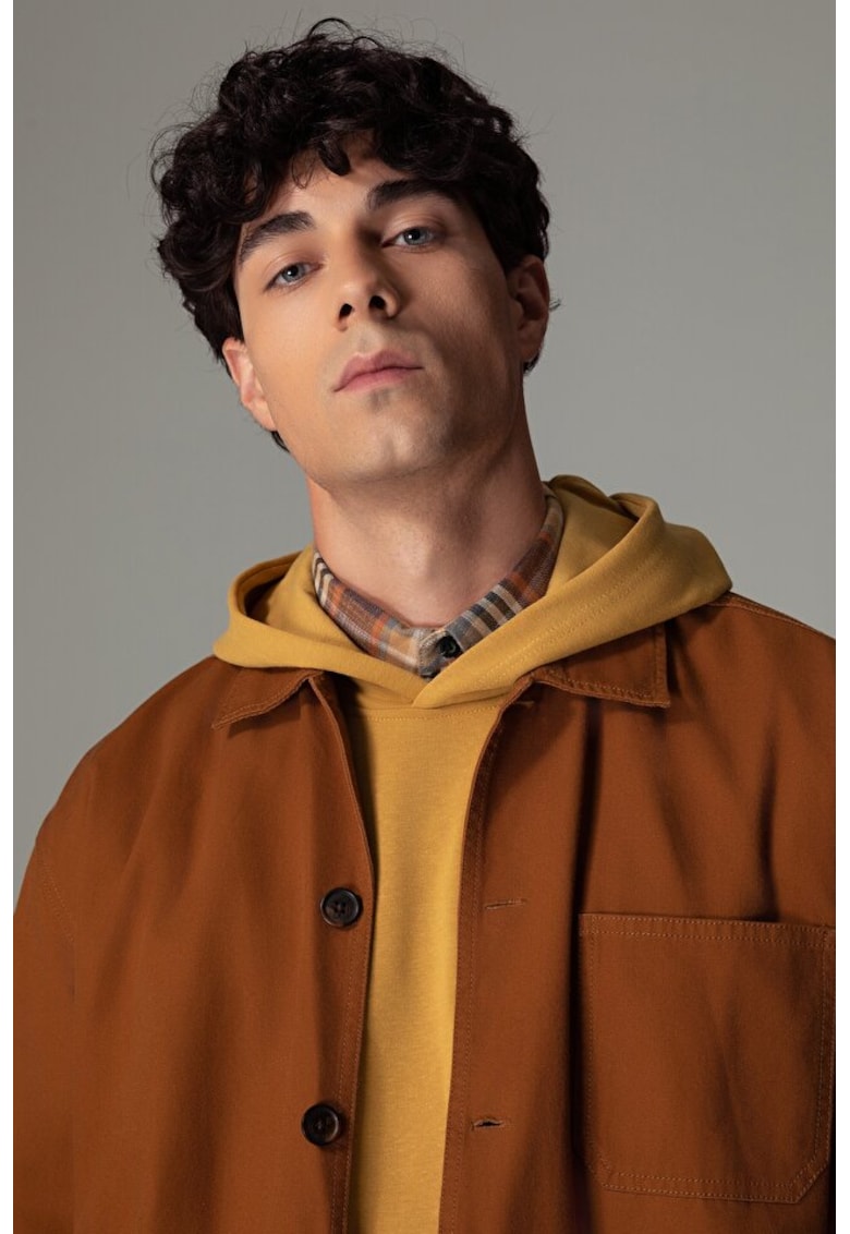 Camasa Cu Maneca Lunga De Barbati Maro