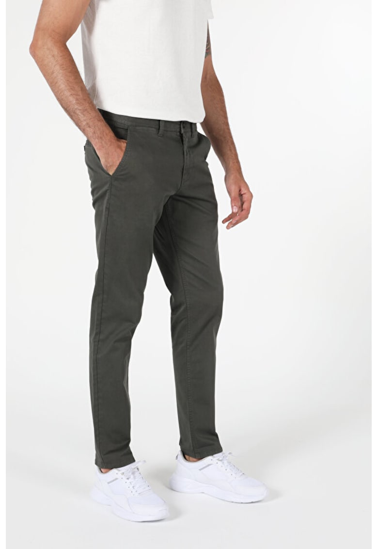 Pantaloni De Barbati Verde Regular Fit