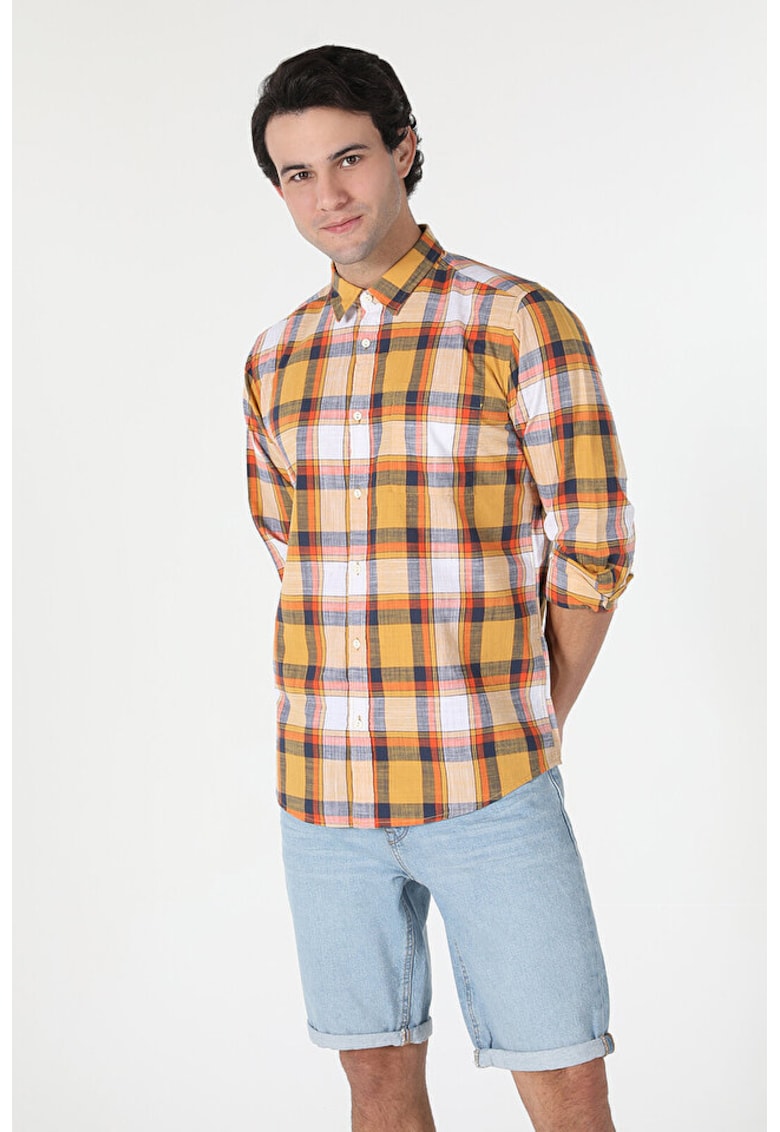 Camasa Cu Maneca Lunga De Barbati Safran Regular Fit CL1059563 8683197314277