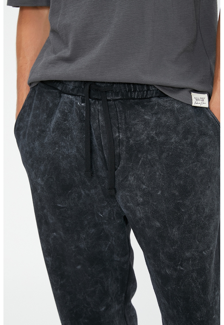 Pantaloni sport cu aspect tie-dye