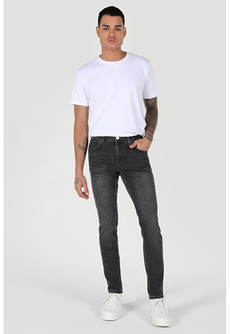 Pantaloni De Barbati Albastru Slim Fit DANNY