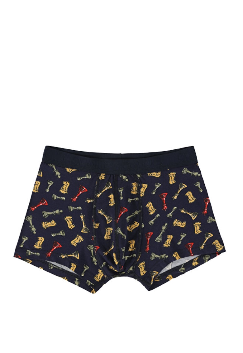 Lenjerie Intima De Barbati Albastru Marin Modern Fit chess Lenjerie Intima De Barbati Albastru Marin Modern Fit chess