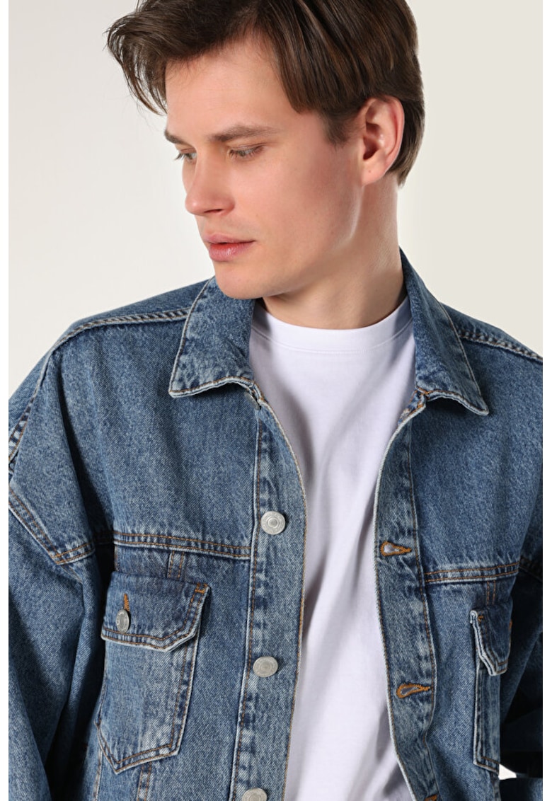 Jacheta De Barbati Albastru.