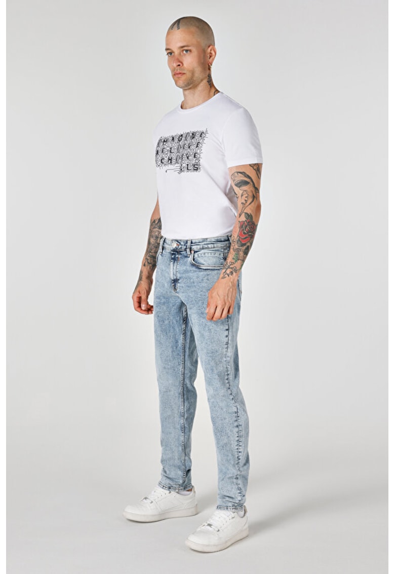 Pantaloni De Barbati Albastru Slim Fit 041 DANNY -