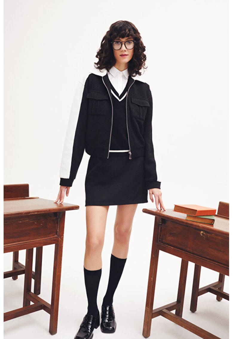 Camasa Cu Maneca Lunga De Dama Alb Regular Fit.