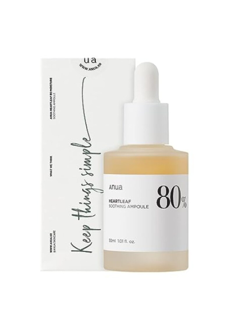 Ser de fata linistitor - Heartleaf 80% Ampoule - 30ml