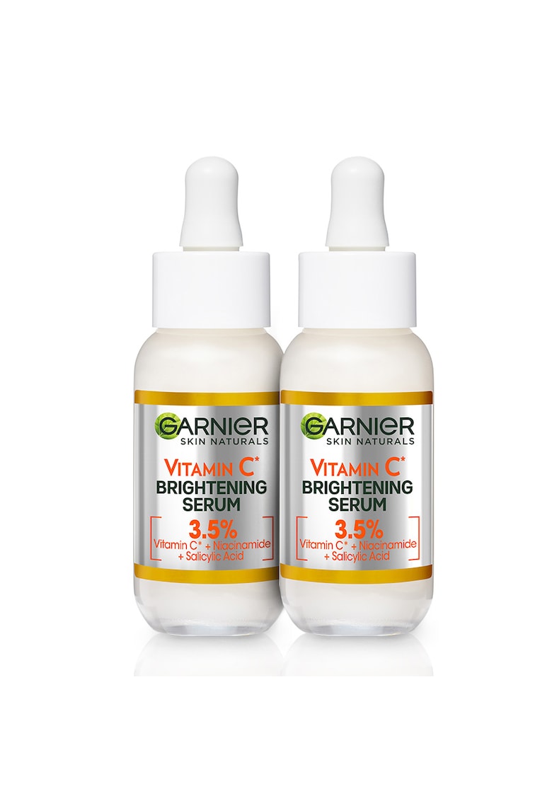Set 2X Serum cu Vitamina C Skin Naturals cu efect de stralucire - 30 ml