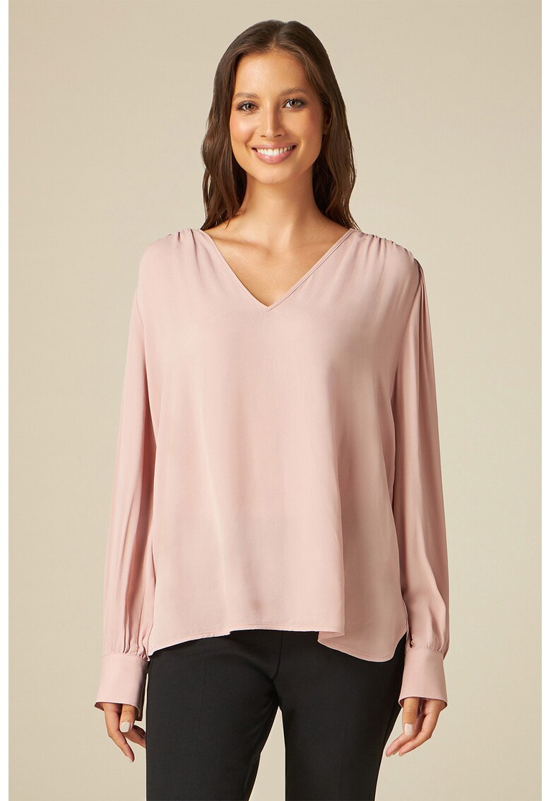 Bluza lejera cu decolteu in V
