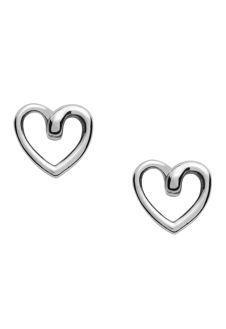 Cercei din otel inoxidabil - in forma de inima