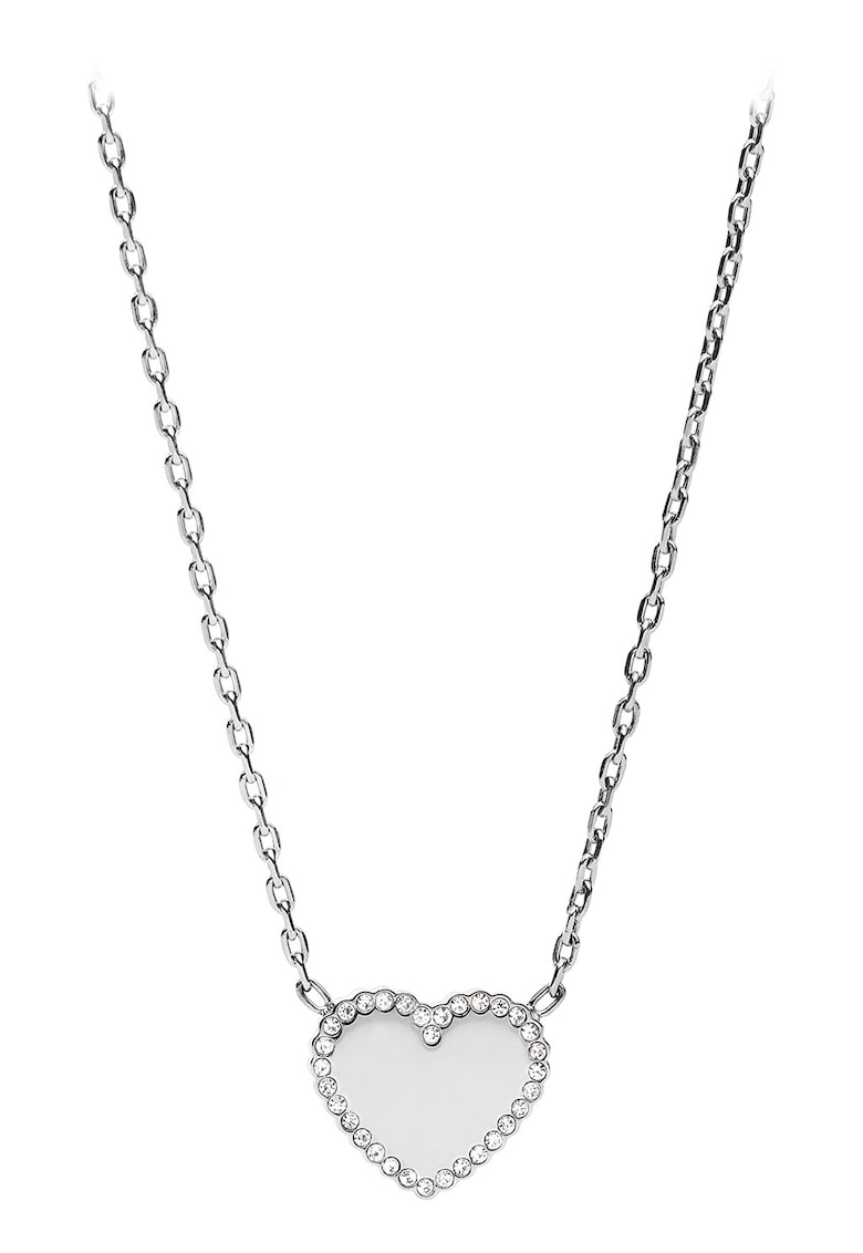 Colier din otel inoxidabil - decorat cu cristale