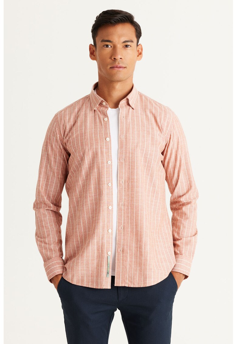 Camasa cu maneci lungi si dungi Camasa cu maneci lungi si dungi