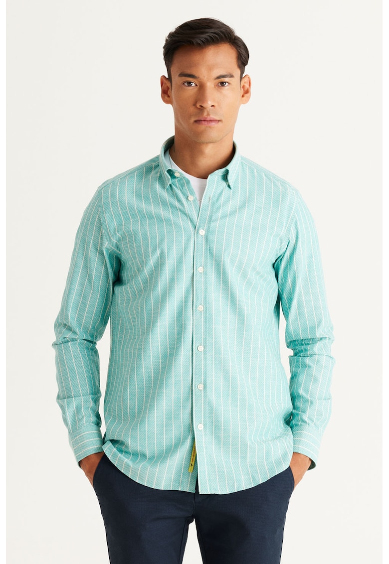 Camasa cu maneci lungi si dungi Camasa cu maneci lungi si dungi