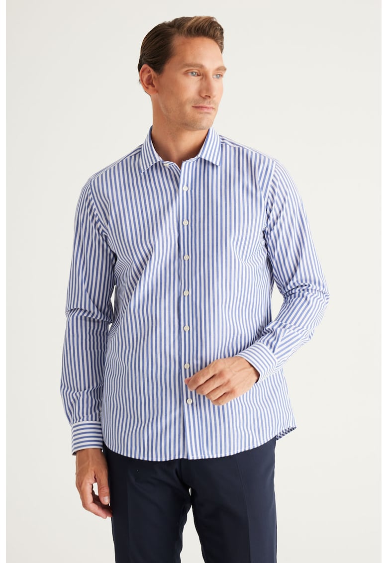 Camasa slim fit cu dungi Camasa slim fit cu dungi