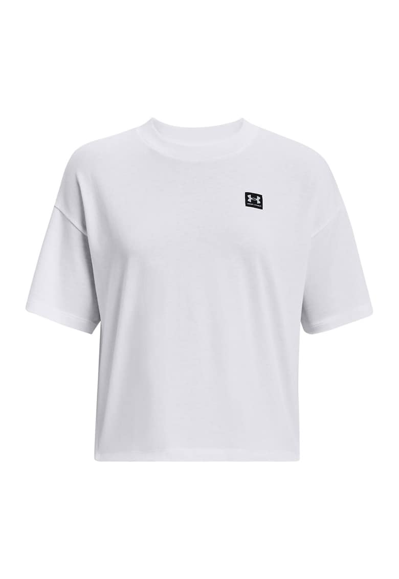 Tricou supradimensionat cu logo pentru fitness