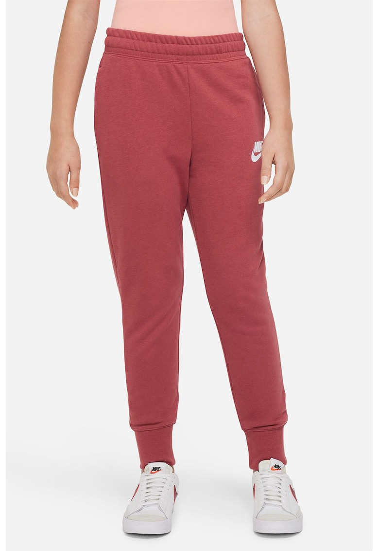 Pantaloni sport slim fit cu buzunare laterale Sportwear Club - Rosu