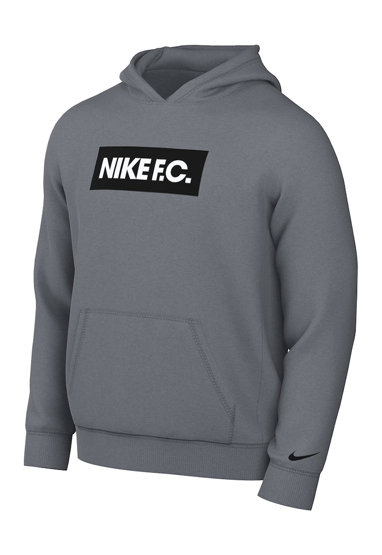 Hanorac cu imprimeu logo cauciucat si tehnologie Dri-Fit pentru fotbal Nike F.C.