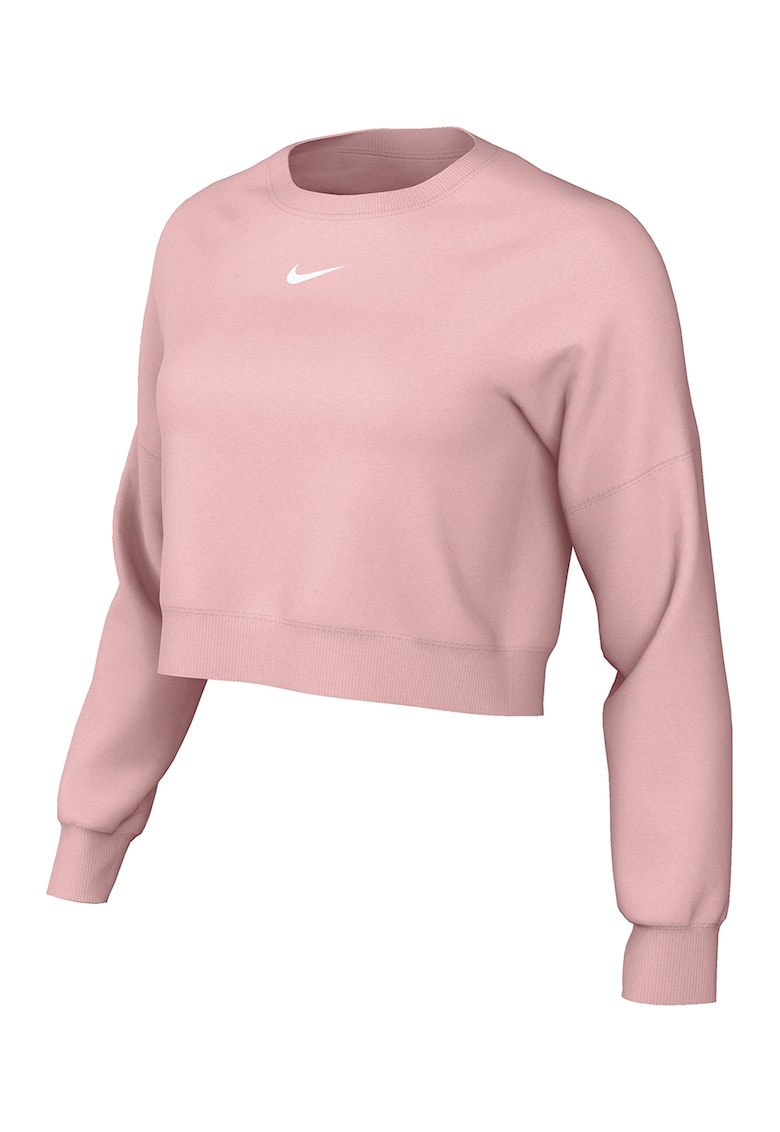 Bluza de trening cu decolteu la baza gatului si maneci cazute Essential