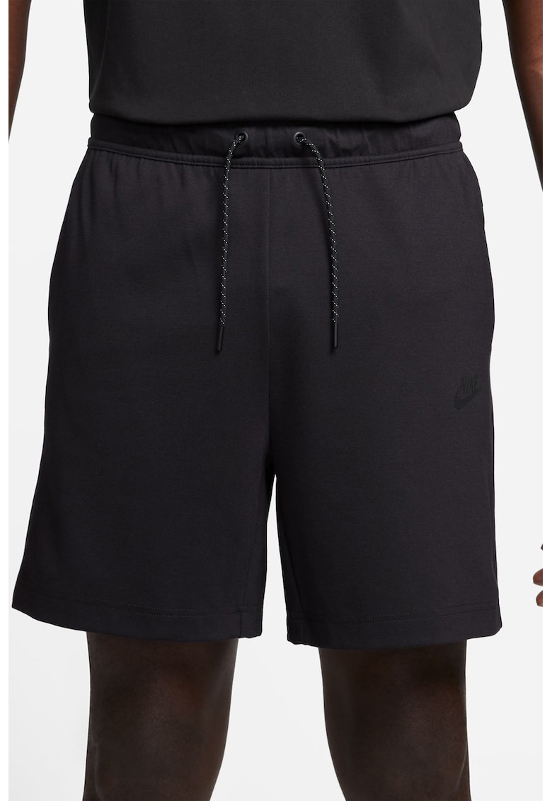 Pantaloni scurti cu snur Tech - Negru