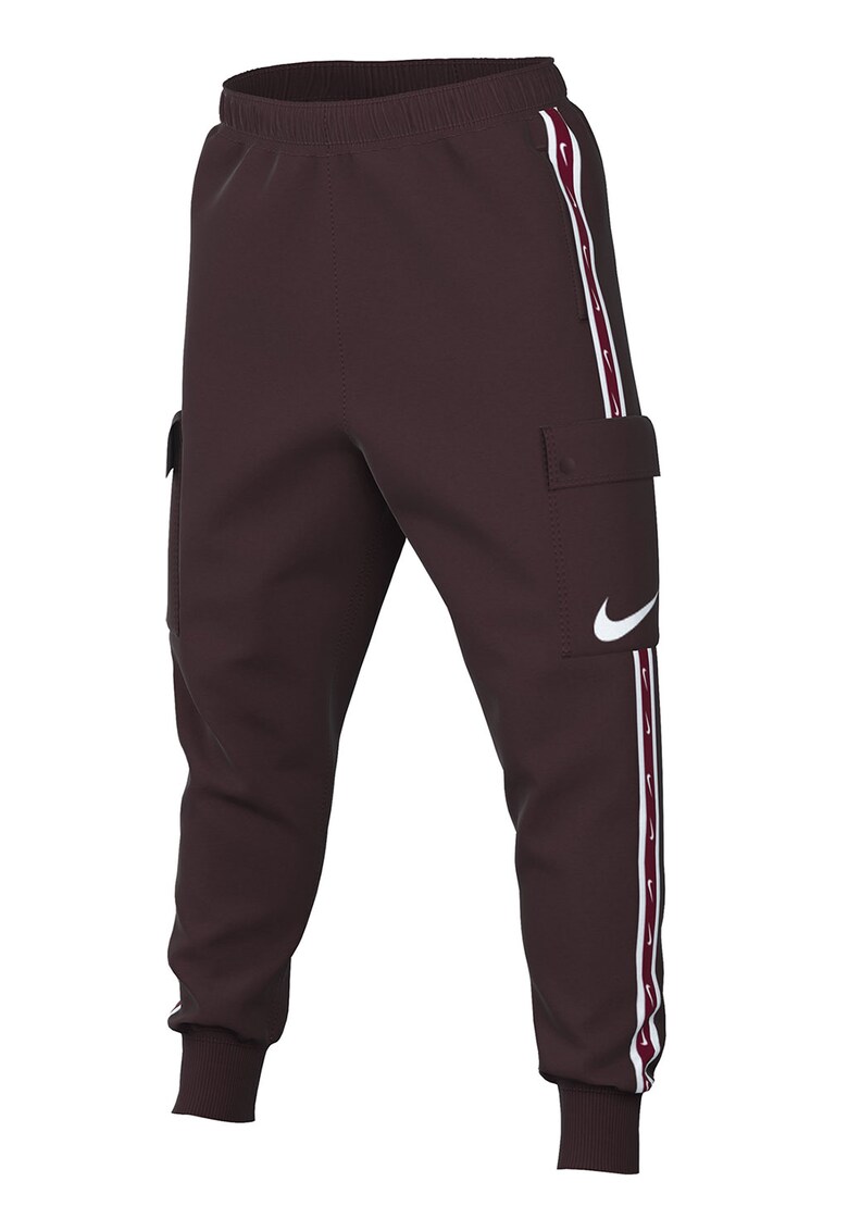 Pantaloni sport cargo cu logo Repeat