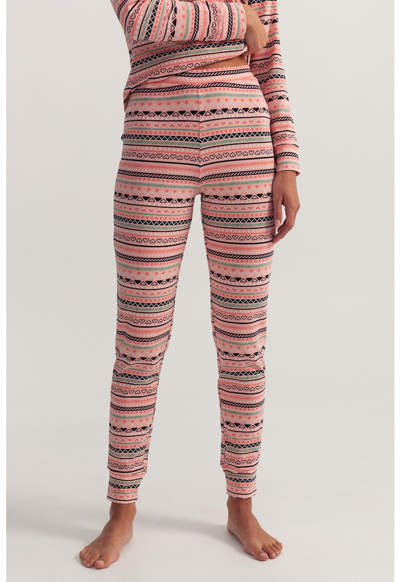 Pijama cu imprimeuri diverse iris