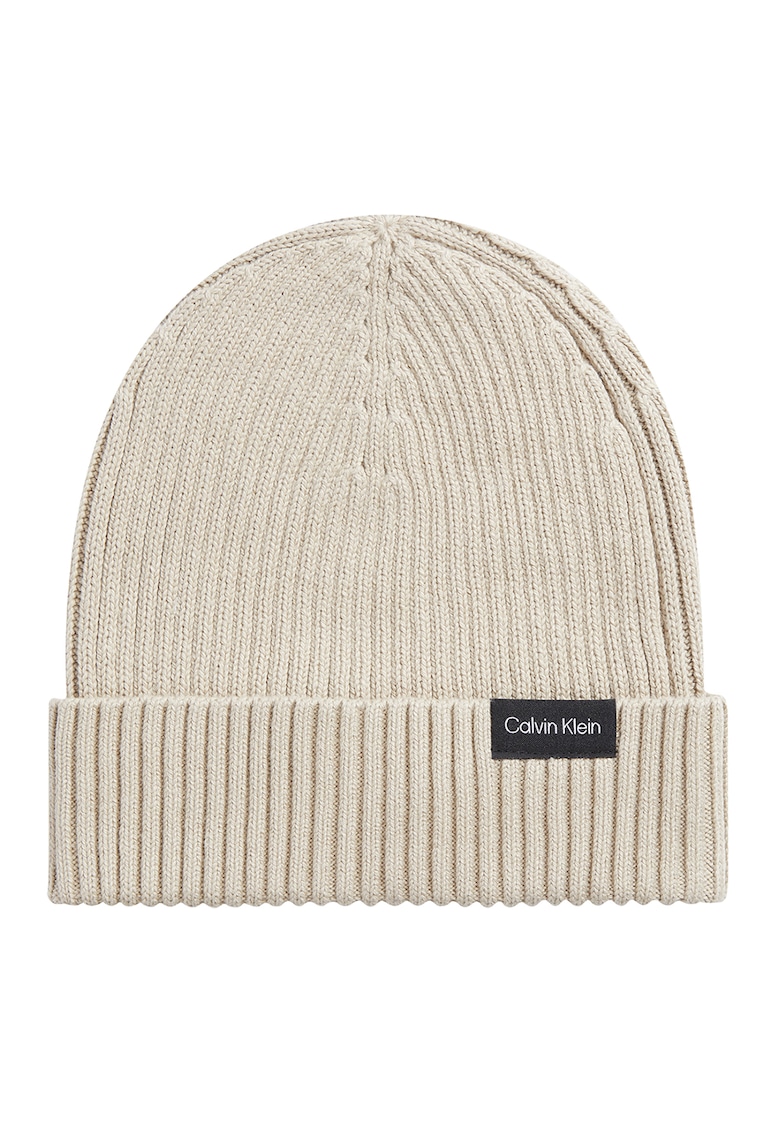 Caciula din amestec de bumbac organic cu striatii