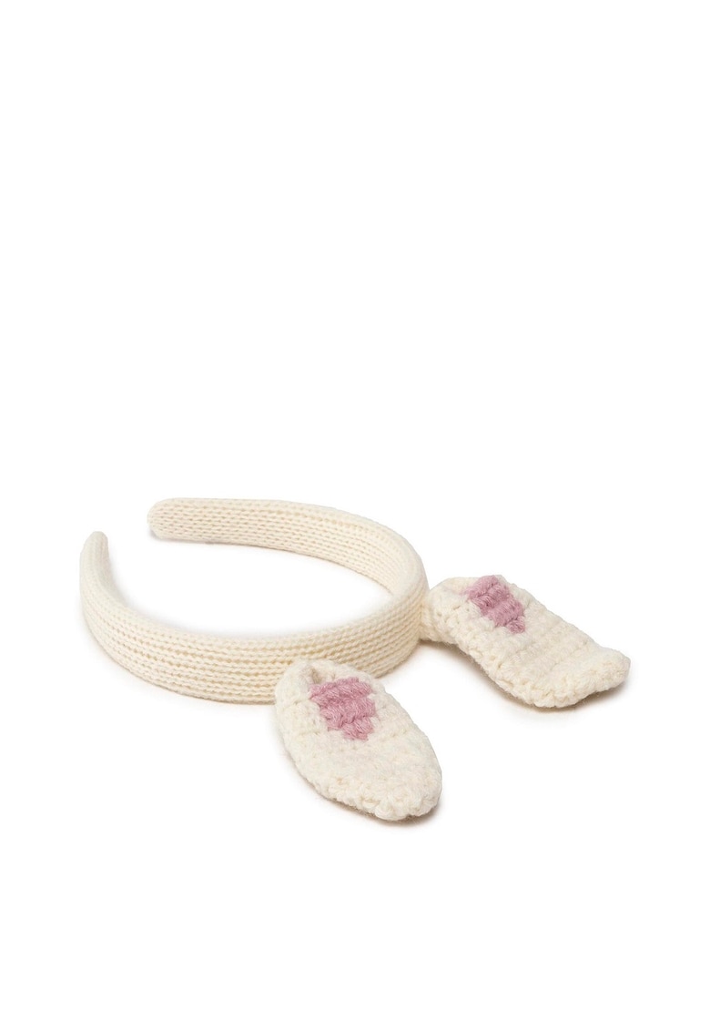 Bentita pentru par - Textil - Bej