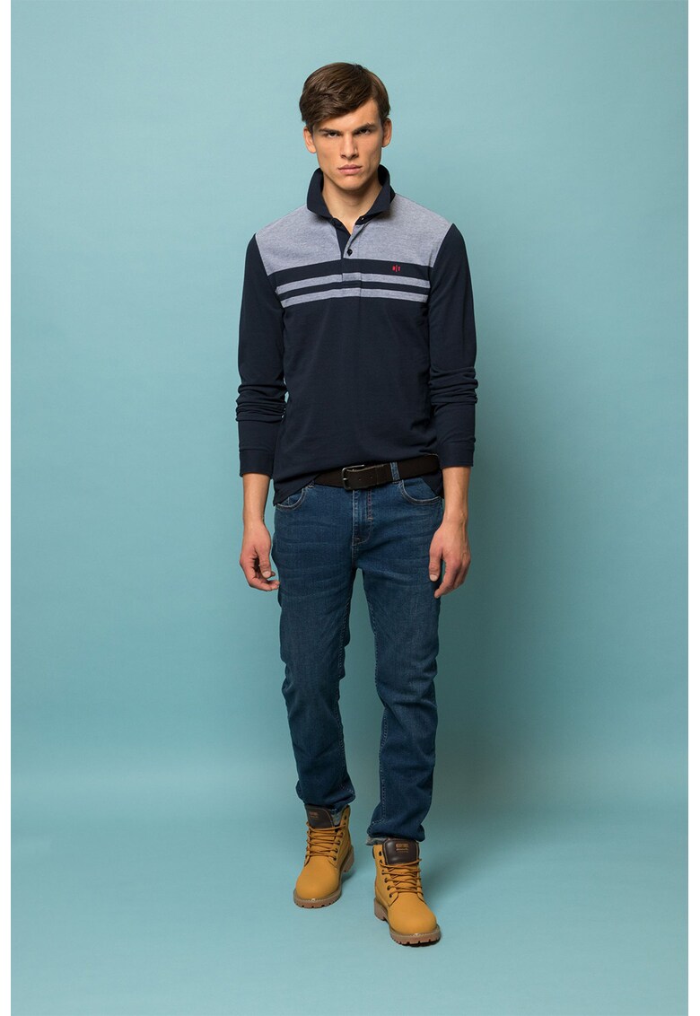 Bluza polo in dungi Calahari